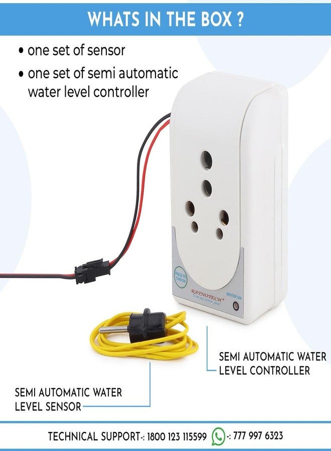 RATNOTECH Semi Automatic Water Level Controller for all type of Motor - Image 4